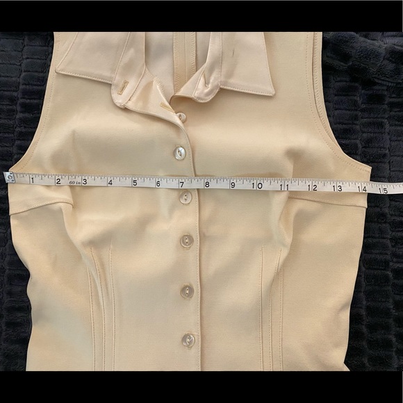 Brand New w/ Tags! Dressy Buttoned Vest Top - Picture 7 of 7